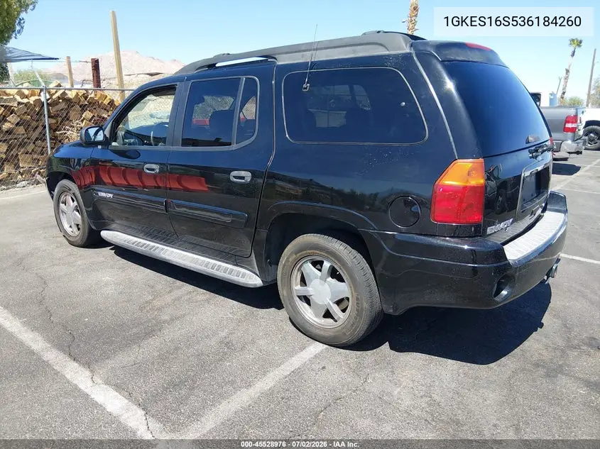 2003 GMC Envoy Xl Sle VIN: 1GKES16S536184260 Lot: 45528976