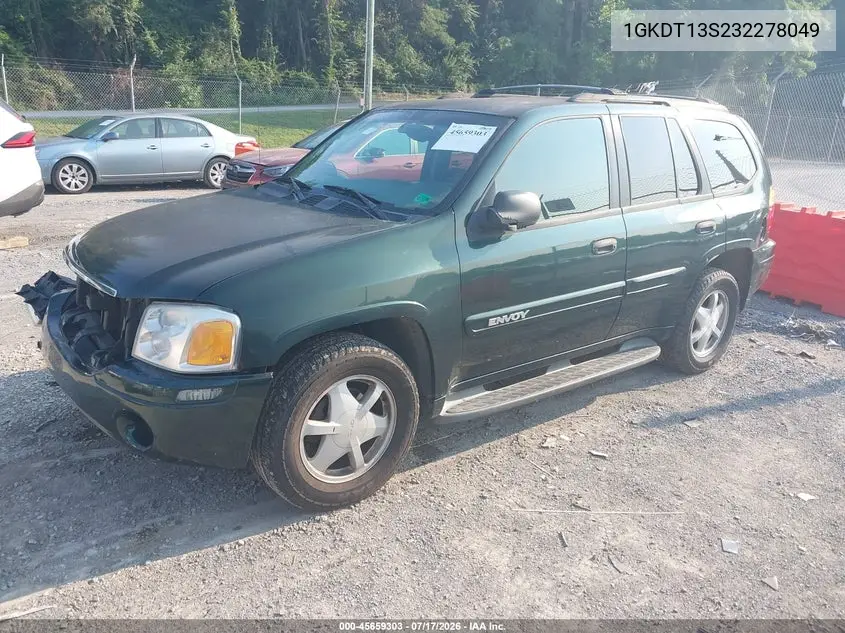 2003 GMC Envoy Sle VIN: 1GKDT13S232278049 Lot: 45659303