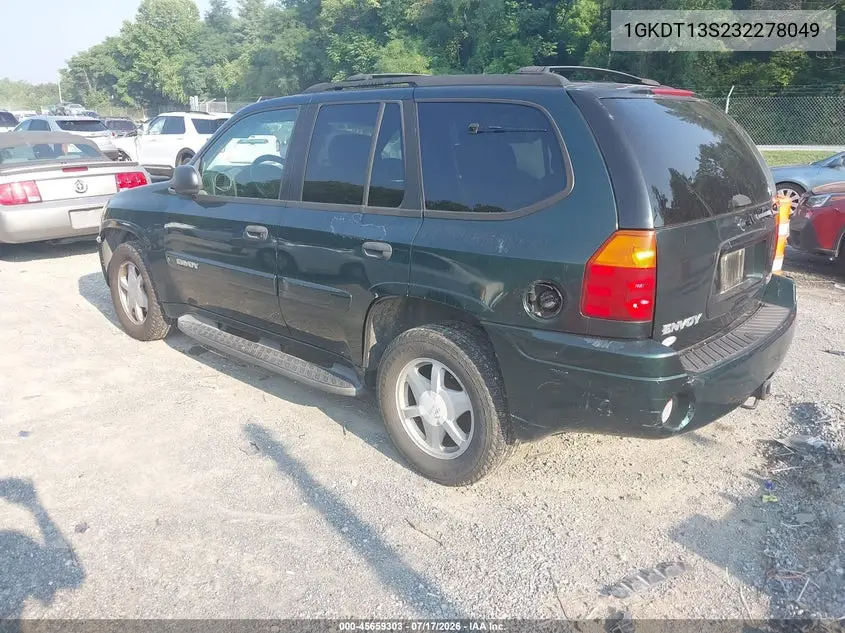 2003 GMC Envoy Sle VIN: 1GKDT13S232278049 Lot: 45659303