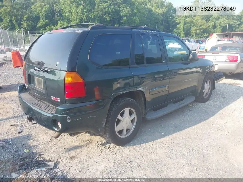 2003 GMC Envoy Sle VIN: 1GKDT13S232278049 Lot: 45659303