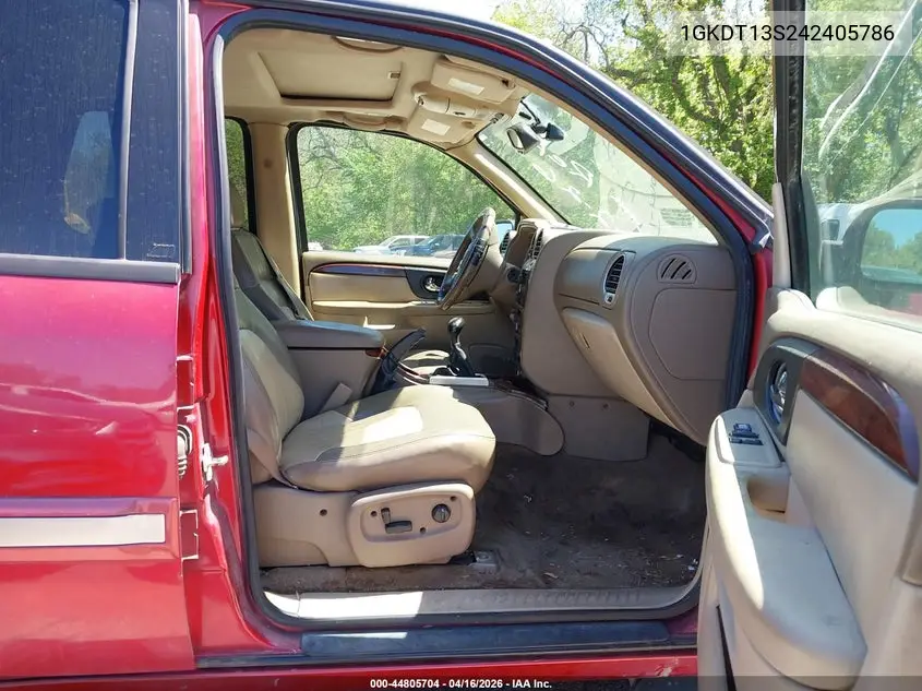 2004 GMC Envoy Slt VIN: 1GKDT13S242405786 Lot: 44805704