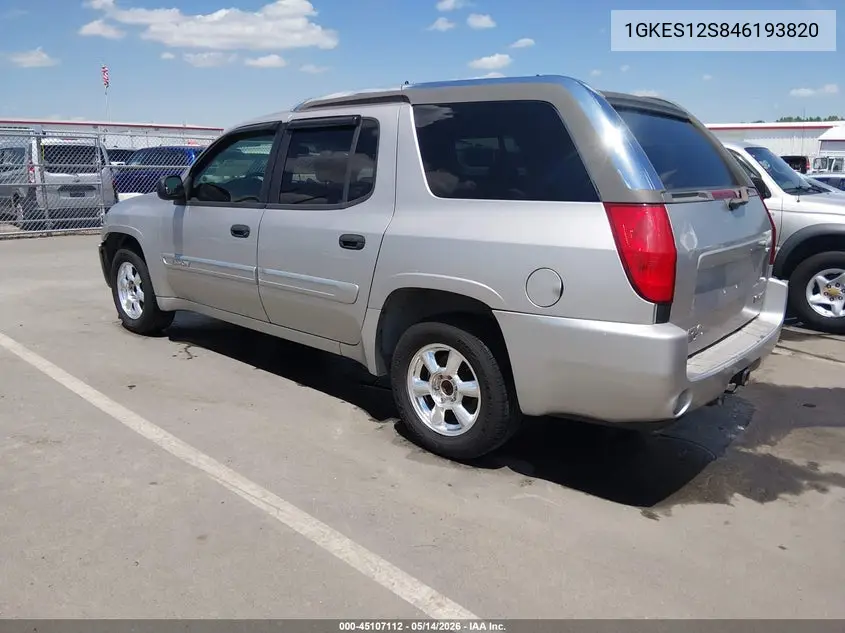 2004 GMC Envoy Xuv Sle VIN: 1GKES12S846193820 Lot: 45107112