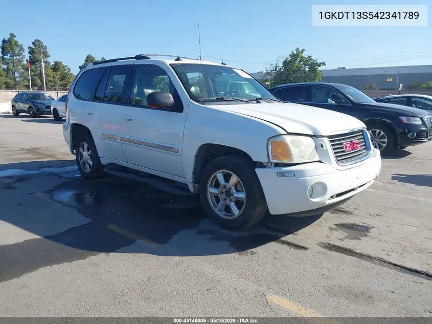 2004 GMC Envoy Slt VIN: 1GKDT13S542341789 Lot: 45140009