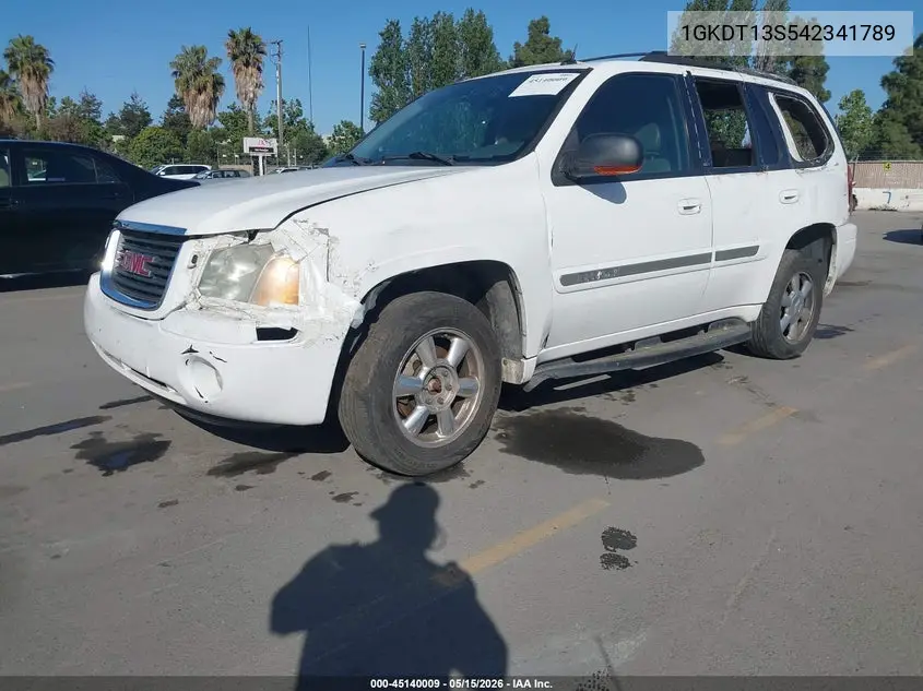 2004 GMC Envoy Slt VIN: 1GKDT13S542341789 Lot: 45140009