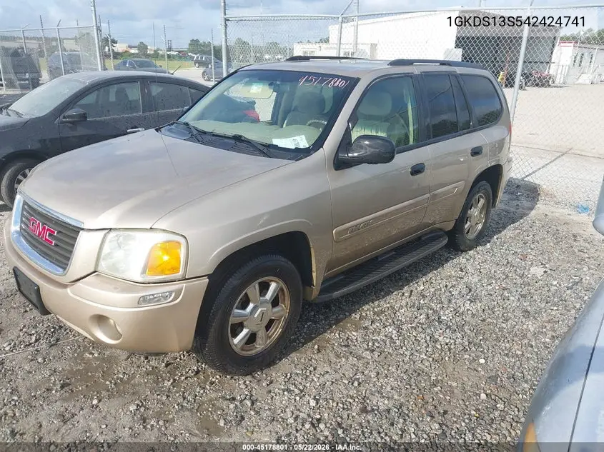 2004 GMC Envoy Sle VIN: 1GKDS13S542424741 Lot: 45178801