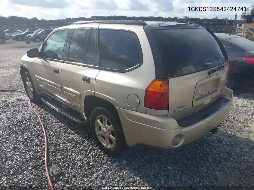 2004 GMC Envoy Sle VIN: 1GKDS13S542424741 Lot: 45178801