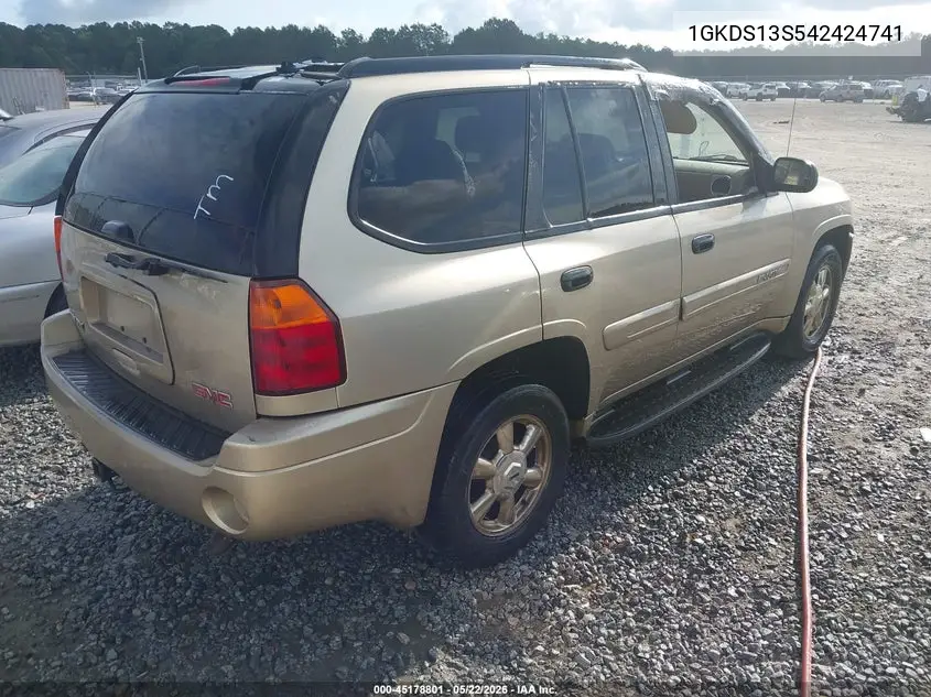 2004 GMC Envoy Sle VIN: 1GKDS13S542424741 Lot: 45178801