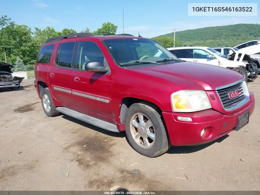 2004 GMC Envoy Xl Slt VIN: 1GKET16S546163522 Lot: 45230170