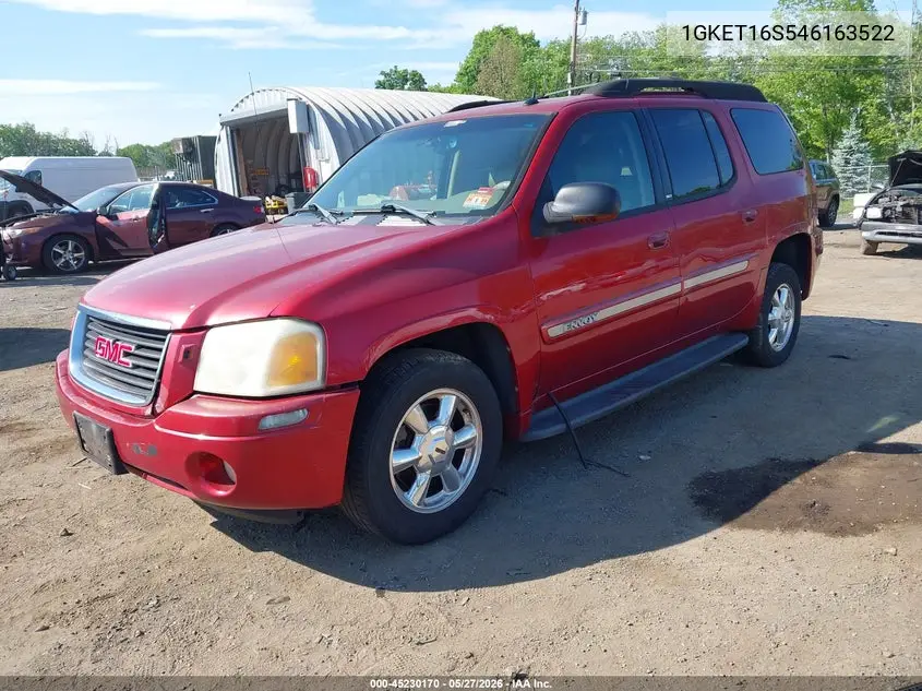 2004 GMC Envoy Xl Slt VIN: 1GKET16S546163522 Lot: 45230170