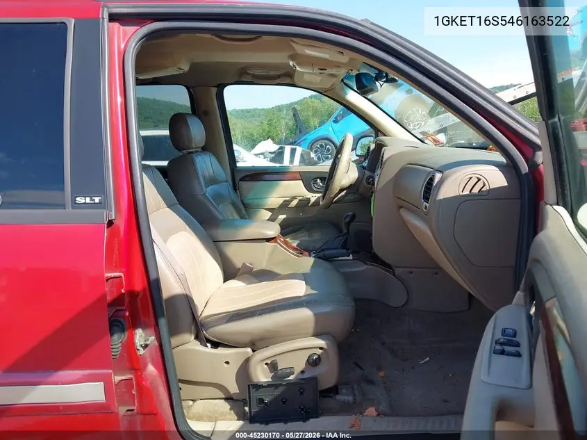 2004 GMC Envoy Xl Slt VIN: 1GKET16S546163522 Lot: 45230170