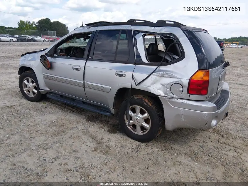 2004 GMC Envoy Slt VIN: 1GKDS13S642117661 Lot: 45244782