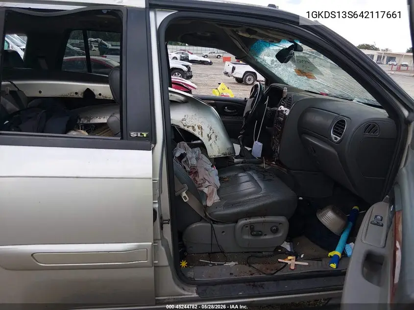 2004 GMC Envoy Slt VIN: 1GKDS13S642117661 Lot: 45244782