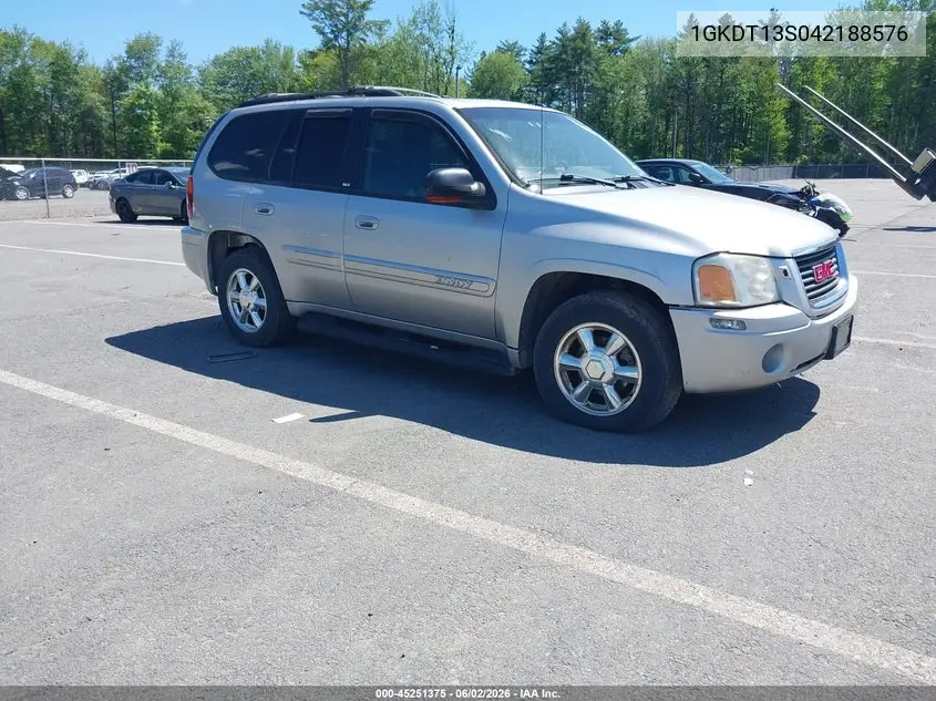 2004 GMC Envoy Slt VIN: 1GKDT13S042188576 Lot: 45251375