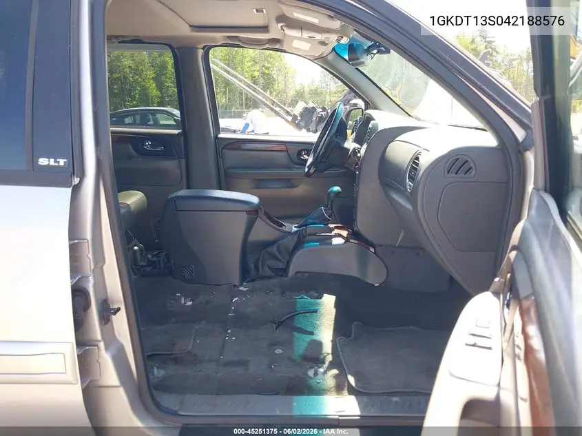 2004 GMC Envoy Slt VIN: 1GKDT13S042188576 Lot: 45251375