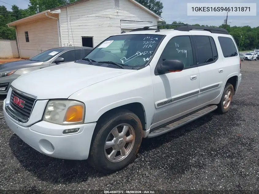 2004 GMC Envoy Xl Slt VIN: 1GKES16S946131871 Lot: 45307272