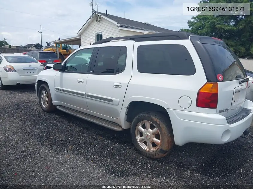 2004 GMC Envoy Xl Slt VIN: 1GKES16S946131871 Lot: 45307272