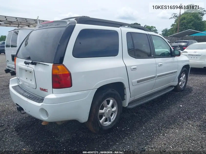 2004 GMC Envoy Xl Slt VIN: 1GKES16S946131871 Lot: 45307272