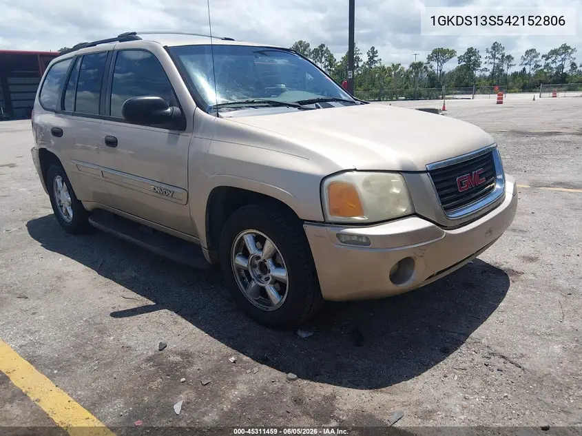 2004 GMC Envoy Sle VIN: 1GKDS13S542152806 Lot: 45311459