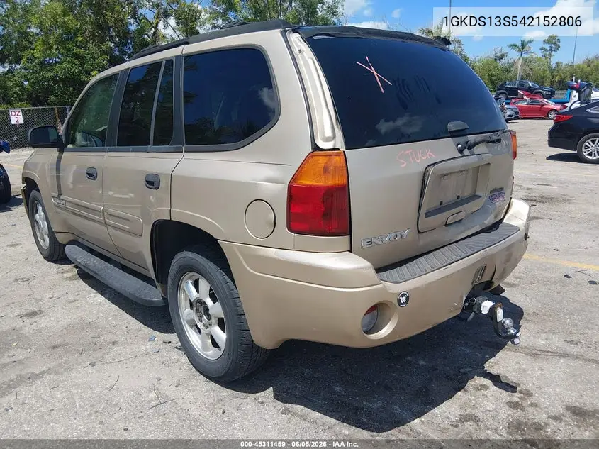 2004 GMC Envoy Sle VIN: 1GKDS13S542152806 Lot: 45311459