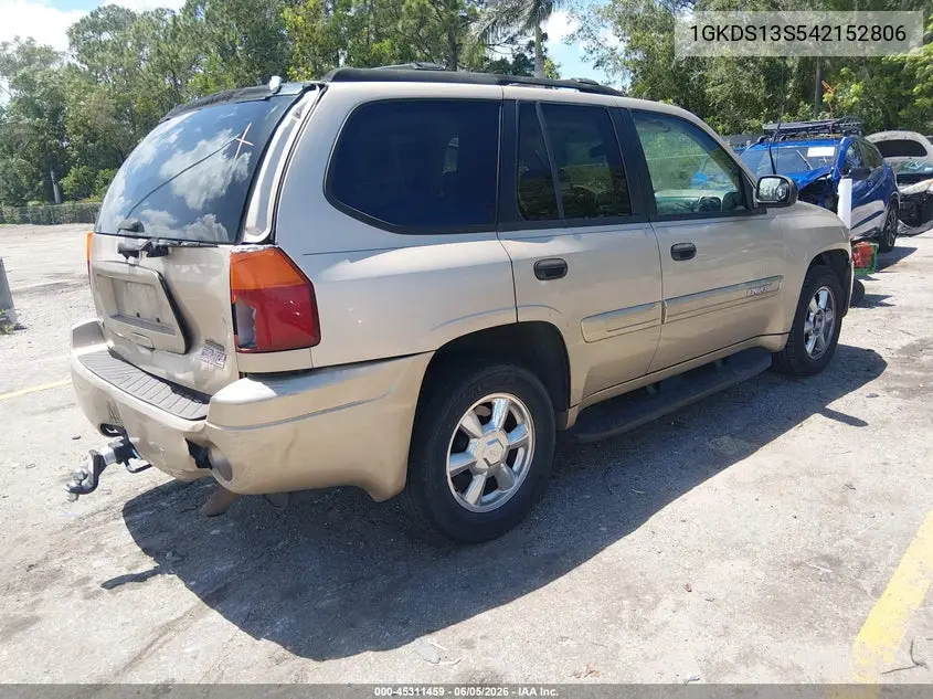 2004 GMC Envoy Sle VIN: 1GKDS13S542152806 Lot: 45311459