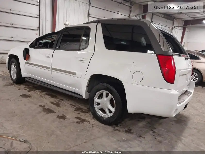 2004 GMC Envoy Xuv Slt VIN: 1GKET12S146175351 Lot: 45386108