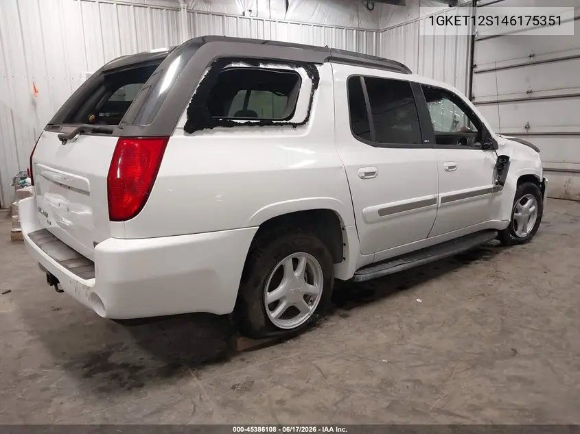 2004 GMC Envoy Xuv Slt VIN: 1GKET12S146175351 Lot: 45386108