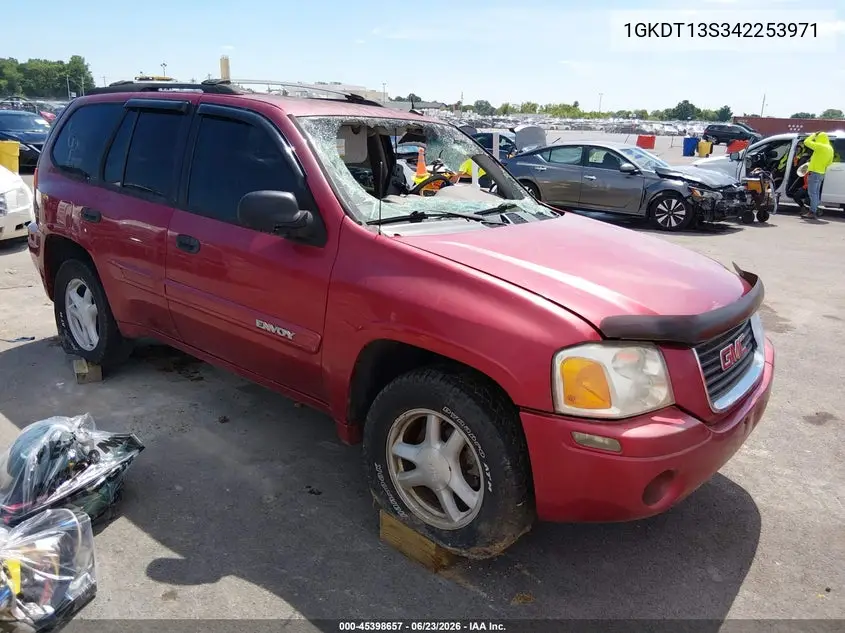 2004 GMC Envoy Sle VIN: 1GKDT13S342253971 Lot: 45398657