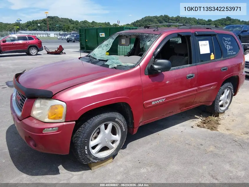 2004 GMC Envoy Sle VIN: 1GKDT13S342253971 Lot: 45398657