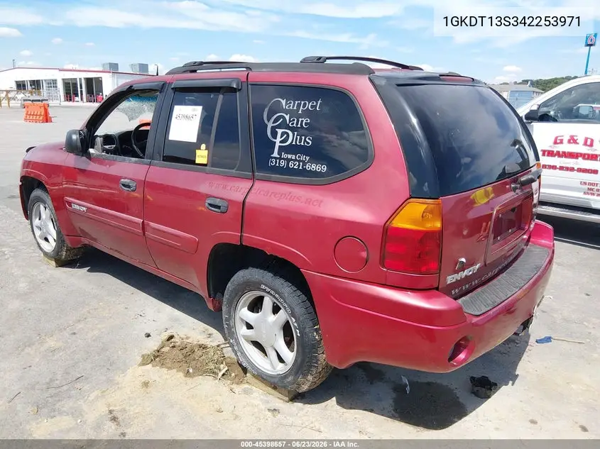2004 GMC Envoy Sle VIN: 1GKDT13S342253971 Lot: 45398657