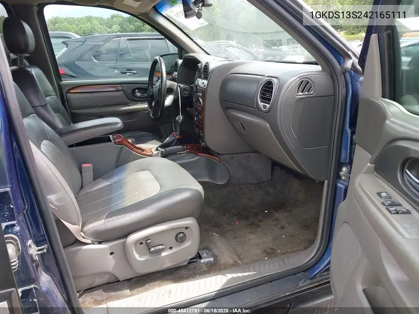 2004 GMC Envoy Slt VIN: 1GKDS13S242165111 Lot: 45412791