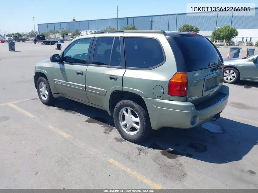 2004 GMC Envoy Sle VIN: 1GKDT13S642266505 Lot: 45419163