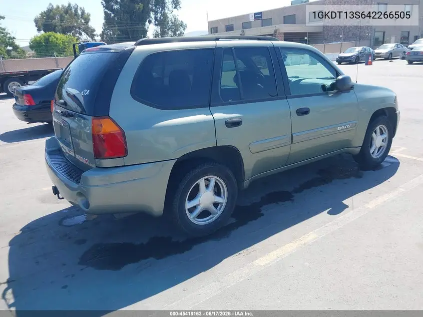 2004 GMC Envoy Sle VIN: 1GKDT13S642266505 Lot: 45419163