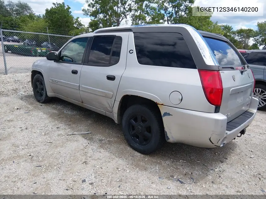 2004 GMC Envoy Xuv Sle VIN: 1GKET12S346140200 Lot: 45419686