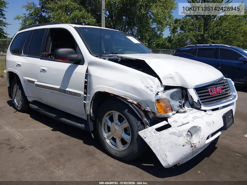 2004 GMC Envoy Slt VIN: 1GKDT13S142428945 Lot: 45456763