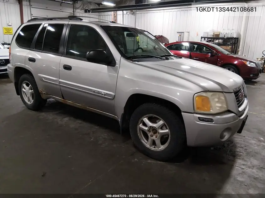 2004 GMC Envoy Sle VIN: 1GKDT13S442108681 Lot: 45467270