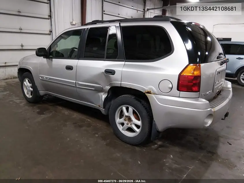 2004 GMC Envoy Sle VIN: 1GKDT13S442108681 Lot: 45467270