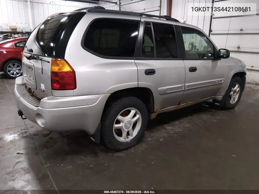 2004 GMC Envoy Sle VIN: 1GKDT13S442108681 Lot: 45467270
