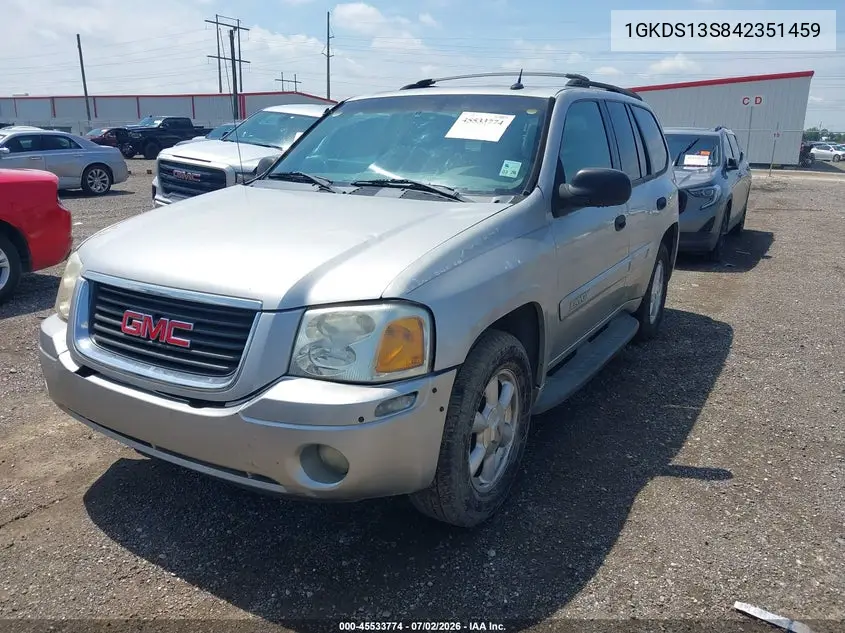 2004 GMC Envoy Sle VIN: 1GKDS13S842351459 Lot: 45533774