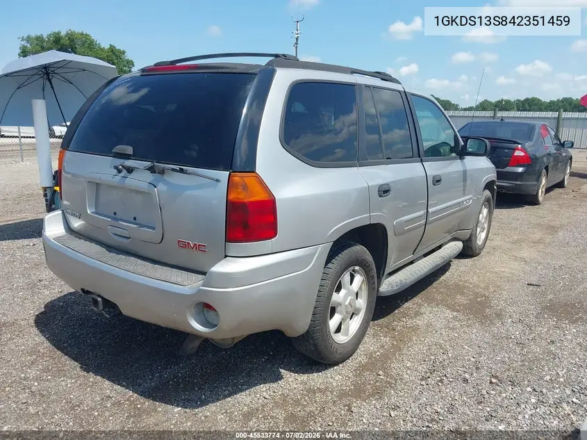 2004 GMC Envoy Sle VIN: 1GKDS13S842351459 Lot: 45533774