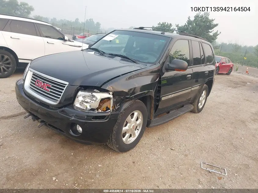2004 GMC Envoy Slt VIN: 1GKDT13S942164504 Lot: 45548614