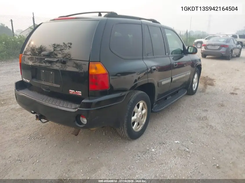 2004 GMC Envoy Slt VIN: 1GKDT13S942164504 Lot: 45548614