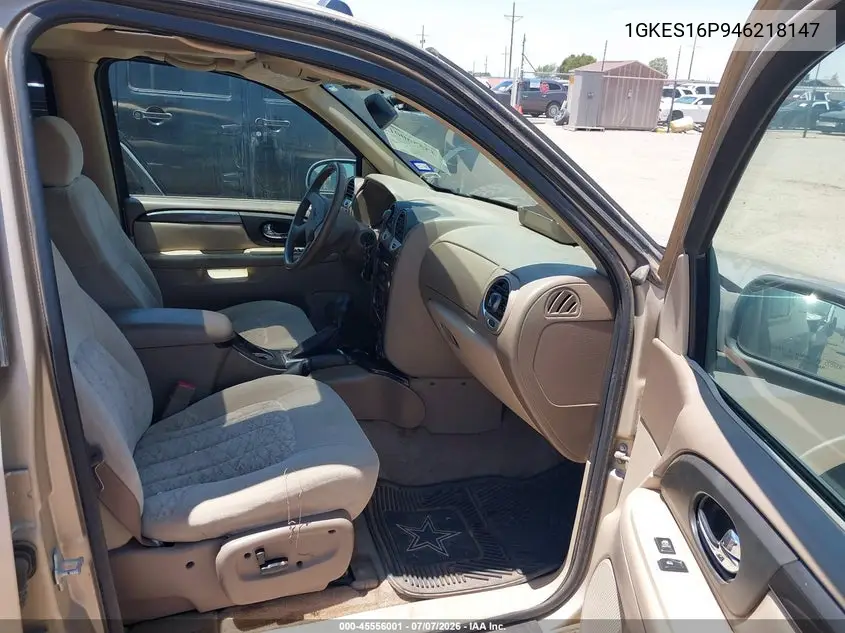 2004 GMC Envoy Xl Sle VIN: 1GKES16P946218147 Lot: 45556001