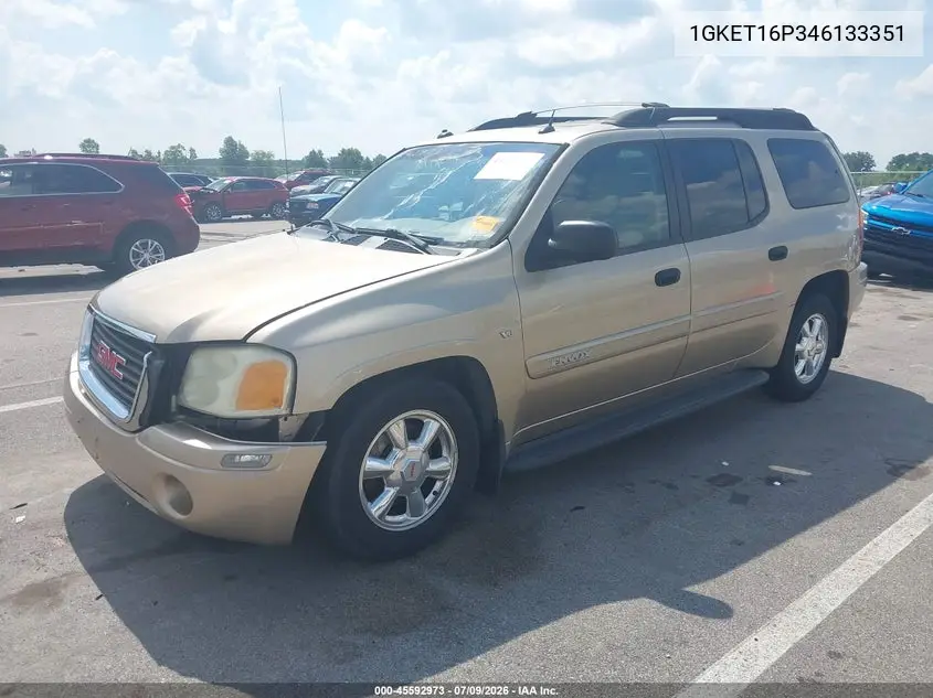 2004 GMC Envoy Xl Sle VIN: 1GKET16P346133351 Lot: 45592973