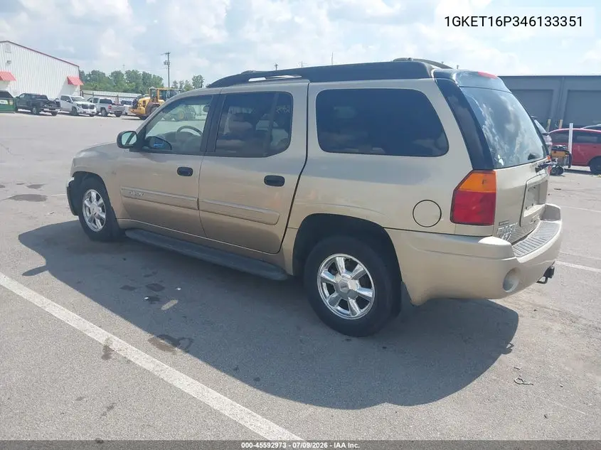 2004 GMC Envoy Xl Sle VIN: 1GKET16P346133351 Lot: 45592973