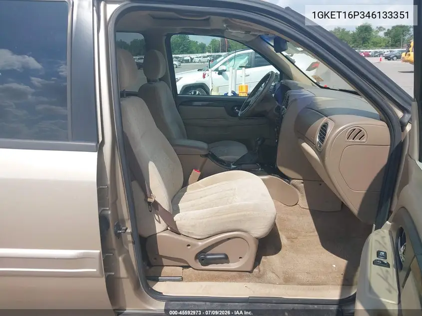 2004 GMC Envoy Xl Sle VIN: 1GKET16P346133351 Lot: 45592973