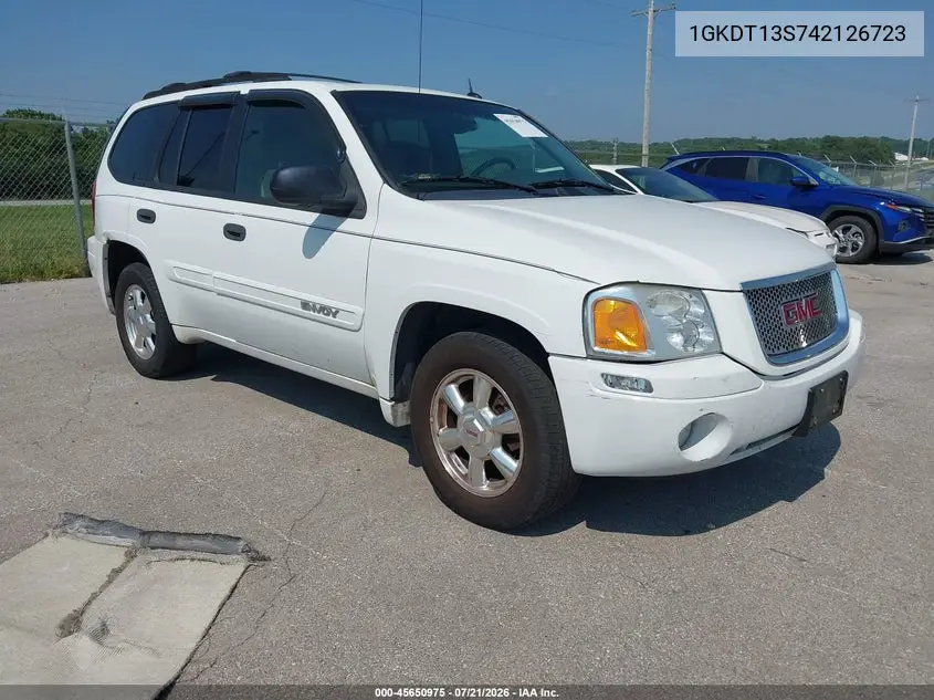 2004 GMC Envoy Sle VIN: 1GKDT13S742126723 Lot: 45650975