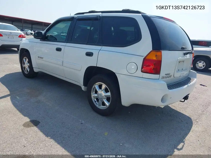 2004 GMC Envoy Sle VIN: 1GKDT13S742126723 Lot: 45650975