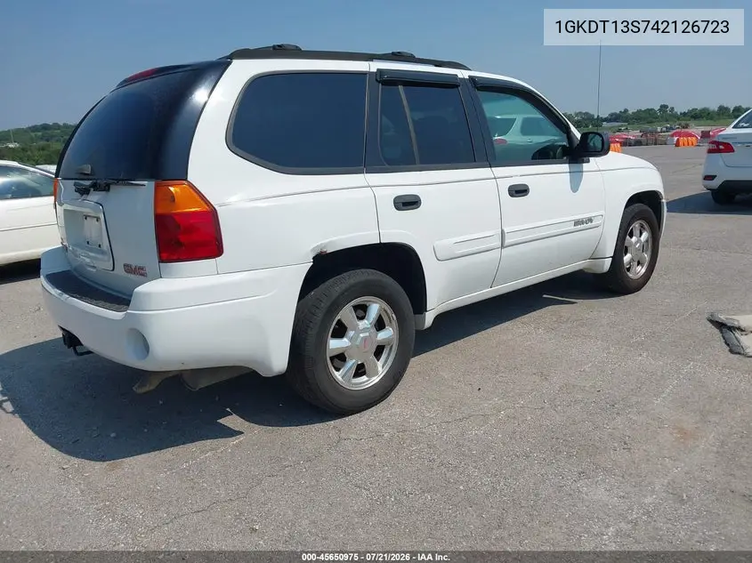 2004 GMC Envoy Sle VIN: 1GKDT13S742126723 Lot: 45650975