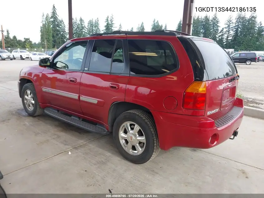 2004 GMC Envoy Slt VIN: 1GKDT13S442186135 Lot: 45656765