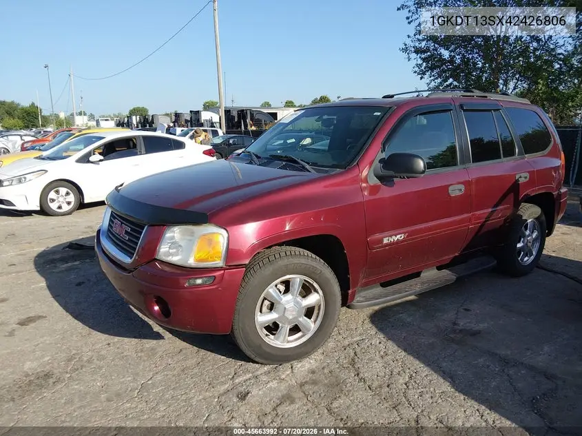 2004 GMC Envoy Sle VIN: 1GKDT13SX42426806 Lot: 45663992